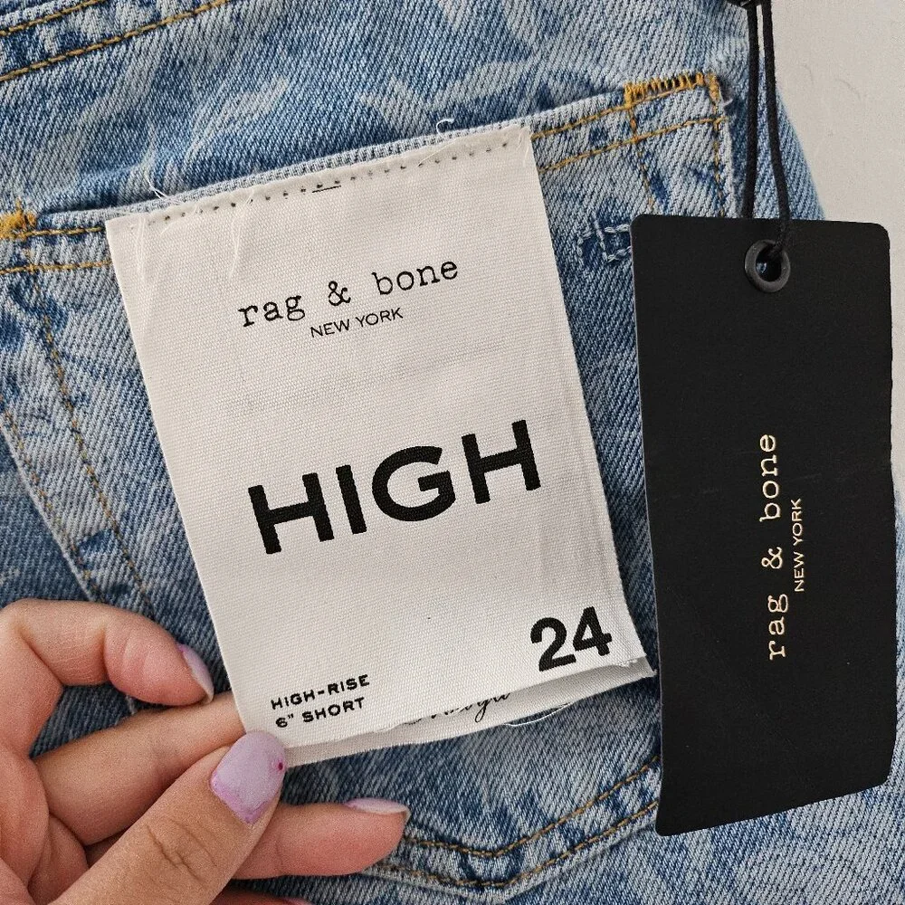 Women's Rag & Bone‎ Floral Print High Rise 6